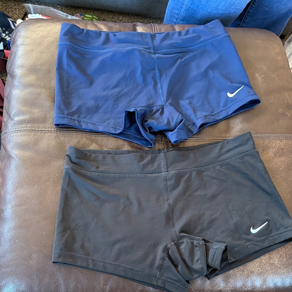 2 Nike Navy and Black Atheltic Spanks
